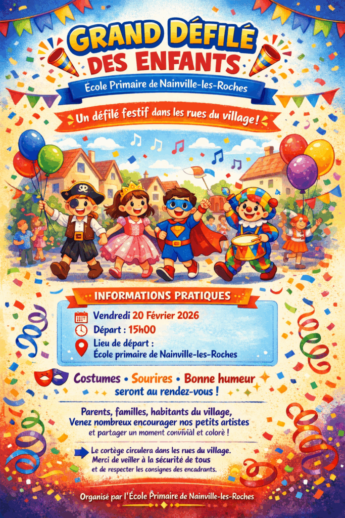 Grand défilé des enfants