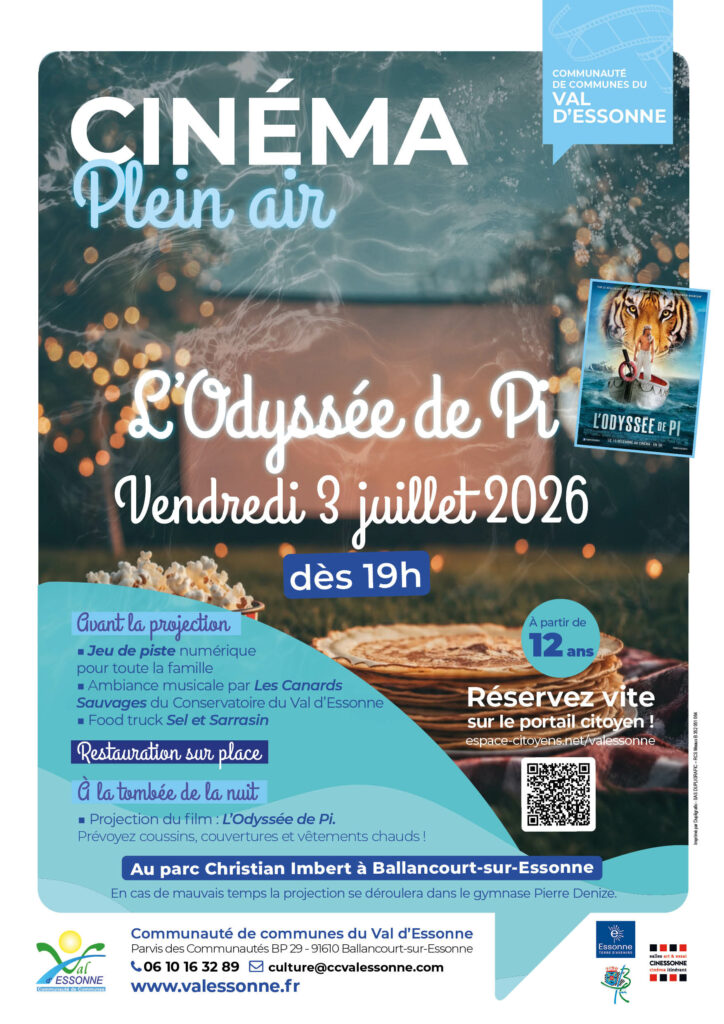Cinéma en plein air | Vendredi 3 juillet